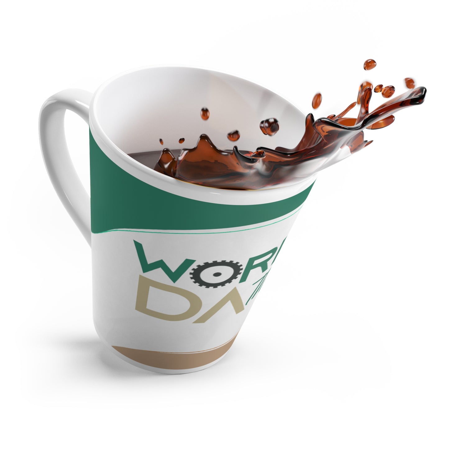 WORKING THE DASH Latte Mug