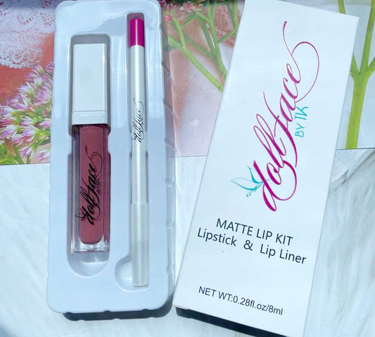 Matte Lipstick/ Liner Set